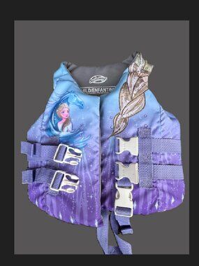 KIDS DISNEY FROZEN CHILD LIFE VEST 33-55LB NWOT